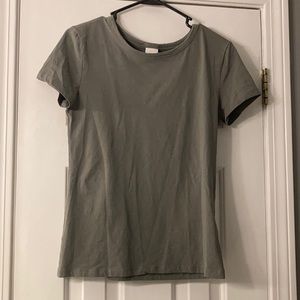 Green H&M fitted tee
